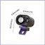 Quạt đai 199-Level 18000 RPM Thiết bị hiển thị kỹ thuật số có thể sạc lại Quạt cá nhân ngoài trời dành cho du lịch Cắm trại Bãi biển mueadsyvn