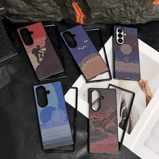Ốp Da Retro Từ Tính Cho Samsung Galaxy Z Fold 7 Z Fold 6 Z Fold 5 4 Ốp điện thoại Chống Sốc