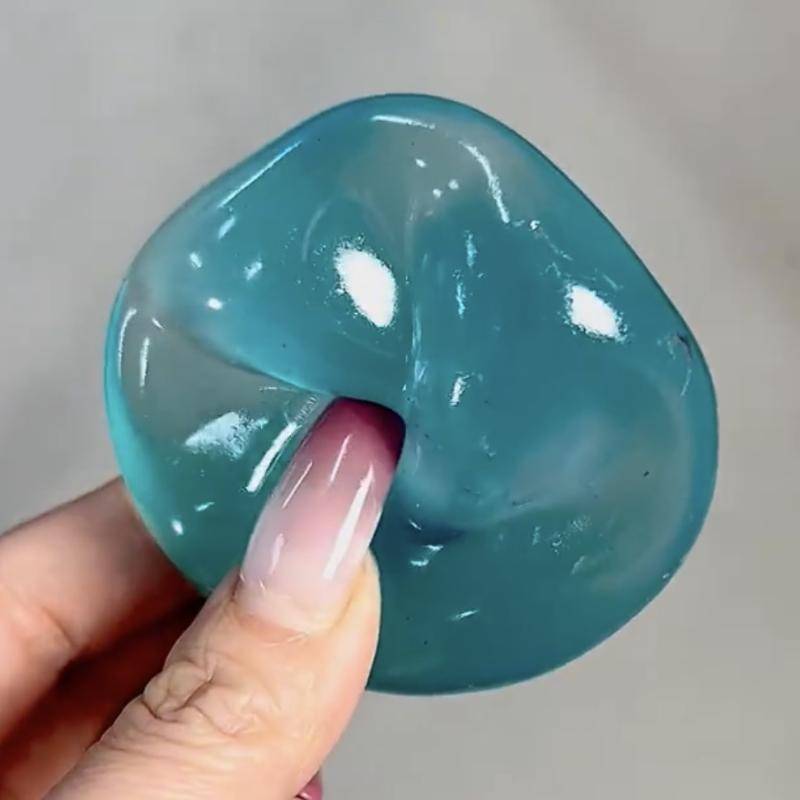 MAKY 1 Cái Chống Căng Thẳng Cảm Giác Fidgets Squishy Đồ Chơi Mềm Mô Phỏng Trong Suốt Màu Xanh Maltose Chậm Đàn Hồi Đồ Chơi VN