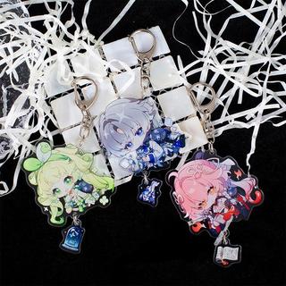 Gantungan Kunci Wuthering Waves Akrilik Transparan Keychain Changli Gift Souvenir Hadiah Anime Kado Ganci Yinlin