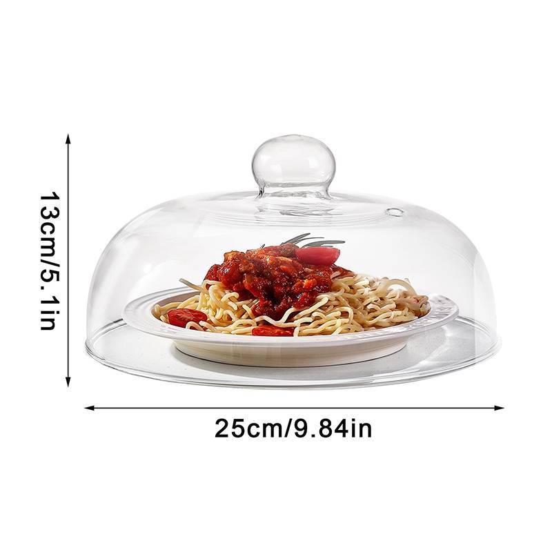 [Chc] Vỏ đĩa vi sóng thủy tinh Borosilicate dùng cho thực phẩm, Nắp lò vi sóng không độc hại bằng nhựa không chứa BPA cao [VN]