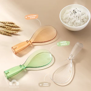 🌤️COD🌤️Muỗng xới cơm trong suốt chống dính tự đứng cao cấp/Muỗng Cơm Cấp Thực Phẩm /Muỗng xới cơm vá cơm