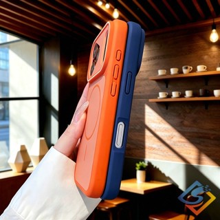 Ốp Điện Thoại Từ Tính Mờ Sang Trọng Cho IPhone 17 Pro Max 12 13 14 15 16 Pro Max 11 Vỏ Khung Mềm Vỏ Chống Sốc