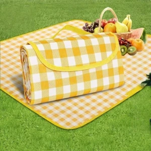 Thảm dã ngoại picnic hoạt tiết, thích hợp đi du lịch, đi phượt chụp ảnh, bạt trải cắm trại gấp gọn