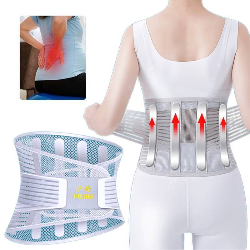 HFSHY Thắt lưng Hỗ trợ thắt lưng Hỗ trợ cột sống Corset Đai hỗ trợ tiện dụng Ba Đai thắt lưng thoáng khí Có thể điều chỉnh cho công việc VN