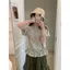 Áo thun ngắn tay phong cách Hàn Quốc, dáng oversize nhẹ nhàng