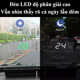 GPS HUD Hiển Thị Tốc Độ Đầu Ô Tô Hiển Thị USB Tự Động Khởi Động LED Màn Hình Sáng Beidou Navigation