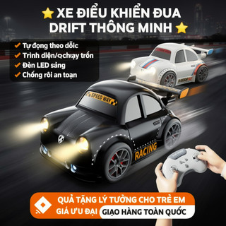 Điều khiển từ xa Drift Car LED Lights Auto Follow Kids Toy Racer Stunt Smart Track Play