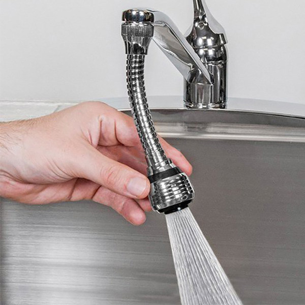 Đầu vòi phun nước áp lực cao đầu vòi rửa chén tăng áp xoay 360 độ