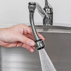 Đầu vòi phun nước áp lực cao đầu vòi rửa chén tăng áp xoay 360 độ