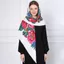 Khăn Vuông Nga Phong Cách Retro Ukraine, Babushka Mềm Mại Cho Phụ Nữ
