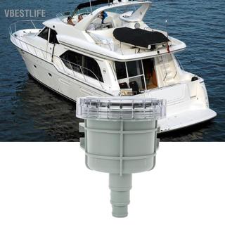 VBESTLIFE Bộ lọc nước biển Hamwesh Vỏ trong suốt Lọc mạnh mẽ với các đầu nối đa kích thước cho tàu thuyền Thuyền buồm Động cơ du thuyền Máy làm mát thủy lực