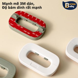 Khóa Tủ Lạnh Cho Bé ABS Tủ An Toàn Trẻ Em Khóa Ngăn Kéo Nút Kép Dính Thiết Bị Gia Đình