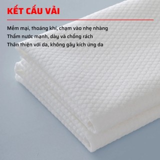 Khăn Tắm Du Lịch Sử Dụng Một Lần DINO Vải Cellulose Phân Hủy Sinh Học Thấm Hút Tốt Mềm Mịn Không Kích Ứng Da