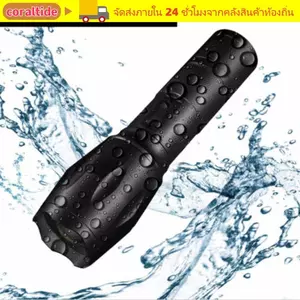 Đèn pin chống nước CORALTIDE Đi bộ đường dài bền LED 500 Lumen