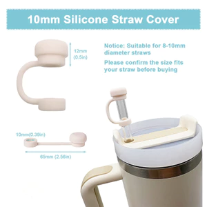 Nắp đậy ống hút bằng silicon màu trơn, chống bụi, an toàn thực phẩm.