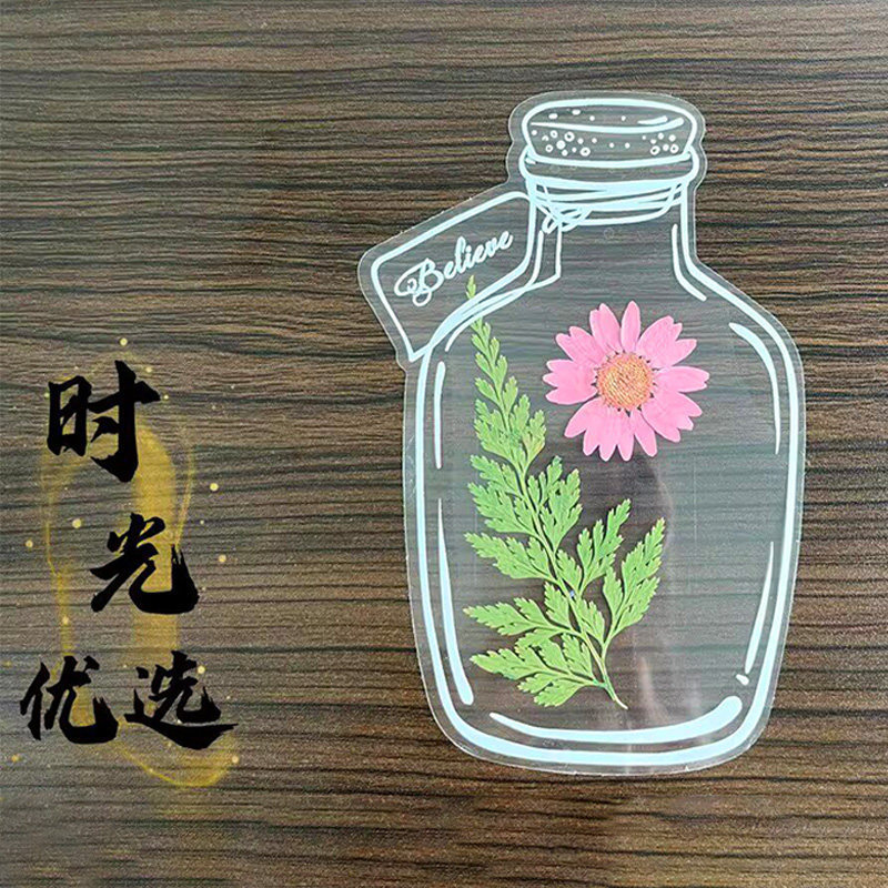 Hoa Khô Dấu Trang Bộ Sưu Tập Mẫu Vật Nhiều Lớp Lá Vật Liệu DIY Cho Học Sinh Trường Học