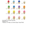 < Pluscloth > Móc khóa hình nón kem in 3d Giảm căng thẳng Đồ chơi Fidget Túi đựng chìa khóa giác quan Charm cho ví ba lô – Quà tặng phụ kiện bàn làm việc dễ thương cho trẻ em Người lớn Nón kem đến