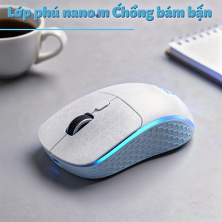 Chuột không dây Tri Mode Bluetooth 2 4G Type C Silent Click 6400DPI Máy tính xách tay chơi game văn phòng