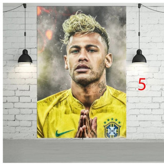 Poster Cầu Thủ Bóng Đá Nổi Tiếng Neymar Khổ Lớn dán tường