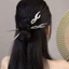 Thoáng Mát Cảm Giác Phượng Hoàng Lông Vũ Bạc Kim Loại Kẹp Tóc Nữ Mới Trung Quốc Đơn Giản Hiện Đại Hàng Ngày Kẹp Tóc Kẹp Tóc Mũ Đội Đầu