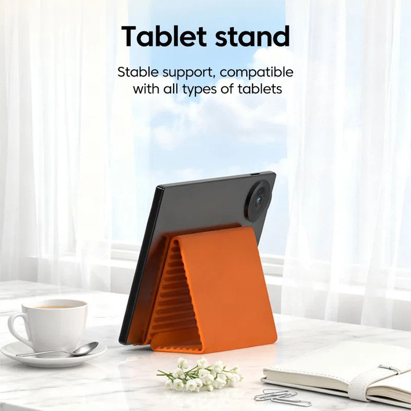 Giá đỡ máy tính bảng Giá đỡ điện thoại silicon có thể uốn cong có thể gập lại Giá đỡ máy tính để bàn lười biếng cho văn phòng chơi game du lịch