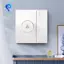 Quạt trần Quạt điện Bộ điều chỉnh tốc độ vô cấp 86 Loại 1Gang Switch Bảng điều khiển 300W TRẮNG