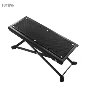 Toyuvn SIUKE Đàn Guitar Chân Phân 4 Vị Trí Có Thể Điều Chỉnh Chiều Cao Có Thể Gập Lại Bàn Đạp Còn Lại Bước Chân Đen Dành Cho Người Chơi Cổ Điển