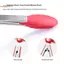 TRTR Kẹp Silicon Nhà Bếp Thép Không Gỉ BBQ Chống Dính Dụng Cụ Nhà Bếp Thịt Nướng Nấu Kẹp Với Khớp Lo Phụ Kiện Nhà Bếp VN
