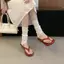 TT 2026 Phong Cách Mới Flip-Flops Giày Sandal Cao Gót Dép xỏ ngón Giày Dép xỏ ngón Mùa Hè