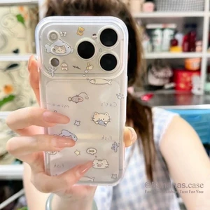 Ốp điện thoại hình ngôi sao dễ thương cá mèo tức thì 17 cho iPhone 17 16 15 14 13 12 11 Pro Max X XR XS Max