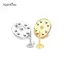 AqToCna 10 Bộ Ve Áo Pin Giá Đỡ Bule Ly Hợp Trang Sức DIY Bướm Huy Hiệu Trâm Cài Khóa AqToCna