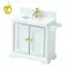 Nhà Búp Bê Tủ Phòng Tắm Bồn Rửa Đồ Nội Thất Thu Nhỏ Mô Hình Giả Vờ Chơi Đồ Chơi Chất Liệu Gỗ Mô Phỏng Trang Trí Thích Hợp Cho Quà Tặng Gia Đình