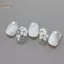 TRTR Silicone Hoa Móng Tay Nghệ Thuật Khuôn Mẫu Thiết Kế 3D Linh Hoạt Có Thể Tái Sử Dụng Cho Acrylic Gel Trang Trí Móng Tay Tại Nhà VN