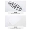 Áo thun ngắn tay cổ tròn in logo tối giản KEEN xu hướng nam và nữ phiên bản Hàn Quốc Size lớn Áo sơ mi chất lượng cao cấp đơn giản
