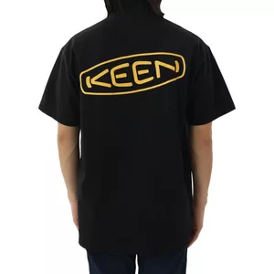 Hàng sẵn có Vintage Series KEEN Sea and Bay Sáng Tạo Phông Chữ In Mềm Cao Cấp Cổ Tròn Áo Thun Unisex Bán Chạy