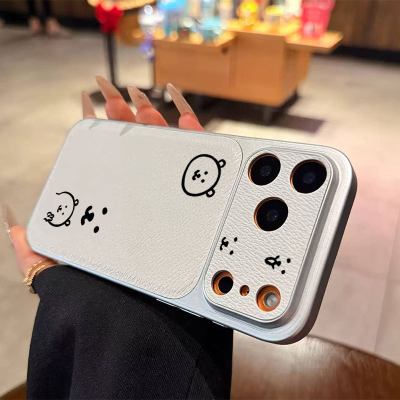 Ốp lưng iPhone họa tiết gấu Bao da mềm cao cấp đựng máy ảnh - iP 7/8/X/XS/XR/11/12/13/14/15/16/17/Plus/Air/Pro/Max