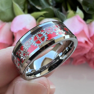 Nhẫn thép không gỉ nam | Thiết kế hợp thời trang Châu Âu và Mỹ