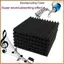 24 Chiếc Bảng Xốp Acoustic, Ngói Nêm Studio, Tấm Tường Điều Trị Phòng Thu Kim Tự Tháp Cách Âm 2.5X30X30cm