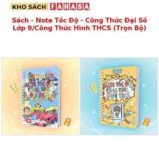 Sách - Note Tốc Độ - Công Thức Đại Số Lớp 9/Công Thức Hình THCS (Trọn Bộ)
