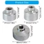SUIT Professional 27 32 36Mm Ổ Cắm Lọc Dầu Cờ Lê Đai Ốc Lọc Dầu Công Cụ Loại Bỏ 3 8 Ổ Lọc Dụng Cụ Loại Bỏ