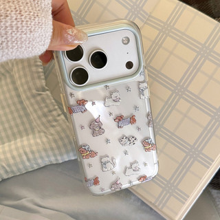 Ốp Điện Thoại Chó Lấp Lánh Cho IPhone 17ProMax 17Pro 17 16ProMax 16Pro 16 15ProMax 15Pro 15 14ProMax 14 13ProMax 13 Apple Iphone Case Trong Suốt Long Lanh 13 / 15 Chống Sốc 14 17