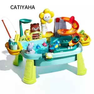 Đồ chơi nhà bếp CATIYAHA cho trẻ em, chậu rửa nước điện, rau củ, trái cây, thực phẩm, bộ rửa chén sáng tạo, đồ chơi nhập vai vui nhộn