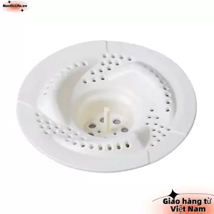 Vỏ thoát nước NORDICLIFE, Bộ thu tóc xoay thiết kế lưới, Bộ lọc chống tắc chống tắc nghẽn vệ sinh phòng tắm