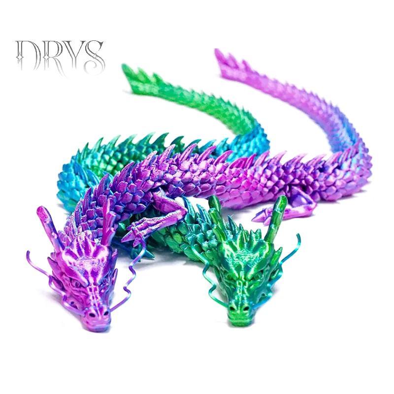 (TFT) 3D In Hình Rồng Trung Quốc Toàn Thân Khớp Di Động Trang Trí Nội Thất Nhà Trang Trí Đáng Thu Thập Đồ Chơi Sáng Tạo MỚI