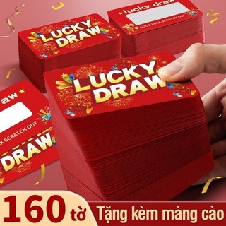 Thẻ cào may mắn trò chơi trúng thưởng quà tặng sinh nhật sự kiện team building tập thể vui nhộn