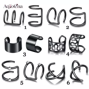 AqToCna 12 Cái / bộ Vòng Đeo Tai Lá Tai Kẹp Bông Tai Cho Nữ Earcuff Không Xuyên AqToCna