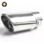 {TB & Bag} Đầu giảm thanh ống xả tròn phía sau bằng thép không gỉ Chrome phổ biến.