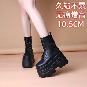 Giày bốt Martin đế dày Yabi Giày bốt ngắn nữ Triển lãm truyện tranh thành nam cos Giày tăng chiều cao Trạm hòa nhạc Giày hố Gothic Supermodel Boots