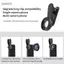 Guansfs Ống kính macro điện thoại di động phổ thông 30 mm-120 mm Máy ảnh điện thoại thông minh không bị biến dạng với hộp lưu trữ vải sạch thay thế cho iPhone 15/14/13/12/11